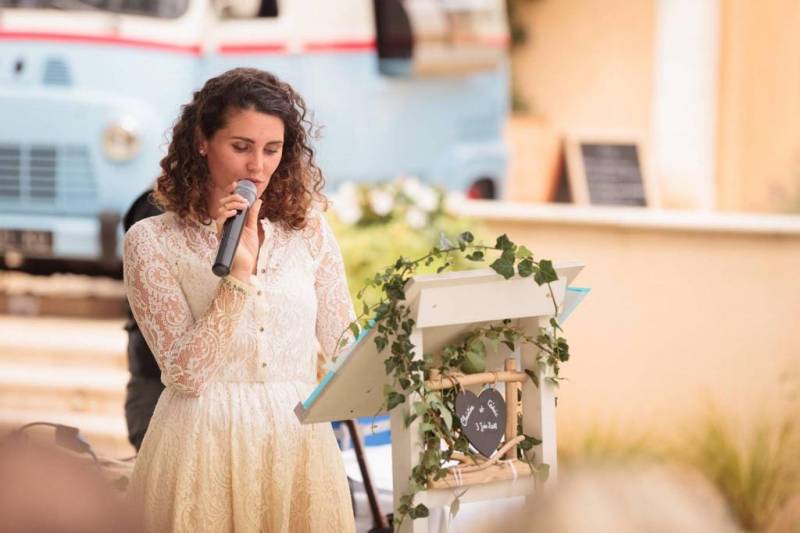 Cérémonie laïque au chateau Saint Hilaire à Coudoux près d'Aix en Provence