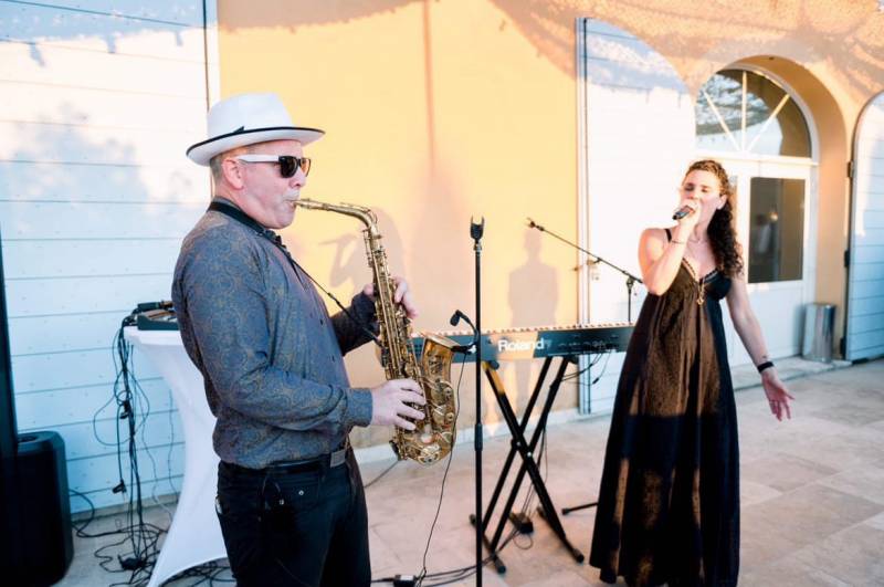 Cocktail piano voix pour un mariage à Trest près d'Aix en Provence